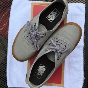 Vans Authentic Grey Gum Bottom Shoes